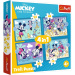 Mickey Mouse i prijatelji 4 u 1 slagalica 35-48-54-70 kom. - Trefl
