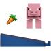 Minecraft: Figura svinje s dodacima - Mattel