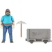Minecraft Film - Steve i rudarski vagon komplet za igru - Mattel