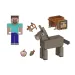 Minecraft: Steve i Magarac figurica set - Mattel