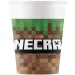 Minecraft set papirnatih čaša od 8 komada, 200 ml