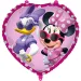 Minnie Mouse srcoliki balon u obliku srca 46 cm