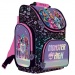 Monster High crno-ljubičasta ergonomska školska torba, ruksak 35,5x27,5x16cm