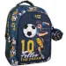 Must... Nogometni zaobljeni školski ruksak s 3 pretinca, 32x18x43 cm