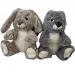 Nicotoy: Sjedeći plišani zečić 20 cm, u više varijanti, 1 kom. - Simba Toys slika 1