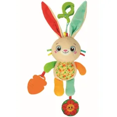 On the go plišani zečić s grickalicom - Clementoni slika 2