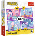 Peanuts Snoopy Dan psa 4 u 1 slagalica 35-48-54-70 kom. - Trefl