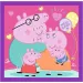Peppa Pig 3 u 1, puzzle od 20-36-50 dijelova - Trefl