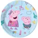 Peppa Pig papirnati tanjuri, set od 8 komada, 23 cm