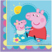 Peppa Pig set papirnatih salveta - 2-slojne, 33 x 33 cm, 20 kom