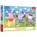 Peppa Pig snaga prijateljstva 3x50 komada puzzle - Trefl