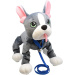 Peppy Pets: plišani francuski buldog s povodcem, 28 cm
