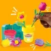 Play-Doh: Mali cvjetovi – Set za modeliranje od tijesta: Tulipan i narcis – Hasbro