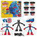 Play-Doh: Marvel - Herojske pustolovine set plastelina s 3 figuricama - Hasbro
