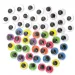 PlayBox: Dekorativne šarene i bijele oči, pakiranje od 300 komada