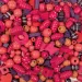PlayBox: Drvene perle za kuhanje u pink i ljubičastim bojama, mješoviti set od 250g.