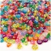 PlayBox: Mješavina šarenih perli u obliku dijamanta za nizanje, 750 komada
