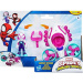 Póki i njegovi čudesni prijatelji: Ghost-Spider figurka s vozilom Copter - Hasbro