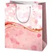 Ružičasta torba za poklone s motivom srca, normalne veličine, ekskluzivna, 11x6x14 cm
