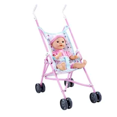 Sklopiva ružičasta kolica za lutke - Simba Toys slika 2