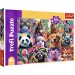 Smiješni portreti životinja, puzzle od 300 dijelova - Trefl