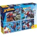 Spider-Man 2 u 1 maxi 4x48 komada puzzle i bojanka 35x25 cm - Lisciani