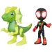 Spidey i njegovi nevjerojatni prijatelji - Miles Morales i Elektrosaurus Dino-Mreža Akcijska figura Set - Hasbro