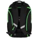Spirit: Campus crni i zeleni zaobljeni školski ruksak, ruksak 46x33x22cm
