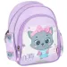 Spirit: Kitty siva mačkasta zaobljena školska torba, ruksak 31x13x24cm