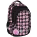 St.Right ružičasto-crni ruksak s uzorkom srca, školska torba BP26 39x27x17cm