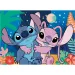 Stitch 2 u 1, puzzle od 24 dijela i bojanka 35x25 cm - Lisciani