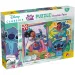 Stitch 2 u 1 puzzle od 250 dijelova i bojanka 50x35 cm - Lisciani
