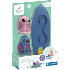 Stitch i Angel igračka za kupanje s daskom za surfanje - Clementoni baby slika 1