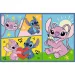 Stitch i prijatelji 2x70 komada puzzle - Trefl