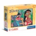 Stitch kockice za pričanje priča - set od 12 kom. - Clementoni