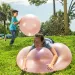 Super Wubble mjehurić lopta crvene boje 75 cm