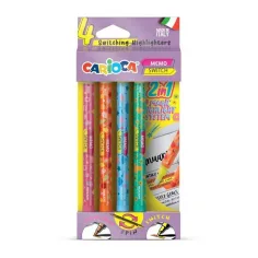 Switch dvostrani marker za isticanje, set od 4 kom. - Carioca slika 1