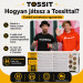 Tossit Family Pack – crvena, tirkizna, plava, žuta društvena igra sa strelicama s usisnim čepovima