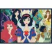 Zaljubljujuće Disney princeze 2x200 dijelova puzzle - Trefl
