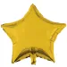 Zvjezdasti balon od folije – zlatni 46 cm