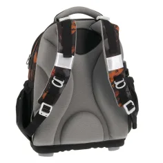 Ars Una: Wild in the dark anatomska školska torba s motivom lava, ruksak 33×42×21 cm slika 3