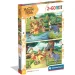Avanture Medvjedića Puu 2x60kom Supercolor puzzle - Clementoni