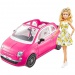 Barbie: Auto Fiat 500 sa Barbie lutkom - Mattel