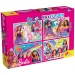 Barbie čarobni svijet 4x48-dijelni maxi podni puzzle 35x25 cm - Lisciani
