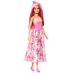 Barbie Dreamtopia: Princeza lutka u ružičastoj haljini s leptirima - Mattel slika 3