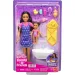 Barbie lutka u haljini sa srcima, set za igru dadilje - Mattel slika 1