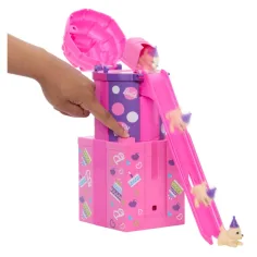 Barbie party reveal set iznenađenja s toboganom - Mattel slika 4