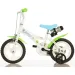 Bluey 12” dječji bicikl s držačem za boce i bočnim kotačima u bijelo-plavoj-zelenoj boji – Dino Bikes bicikl slika 2
