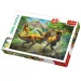 Borbeni Tiranosauri puzzle 160kom - Trefl