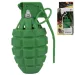 Breah: Igračka ručna bomba zelene boje sa svjetlom i zvukom 11cm